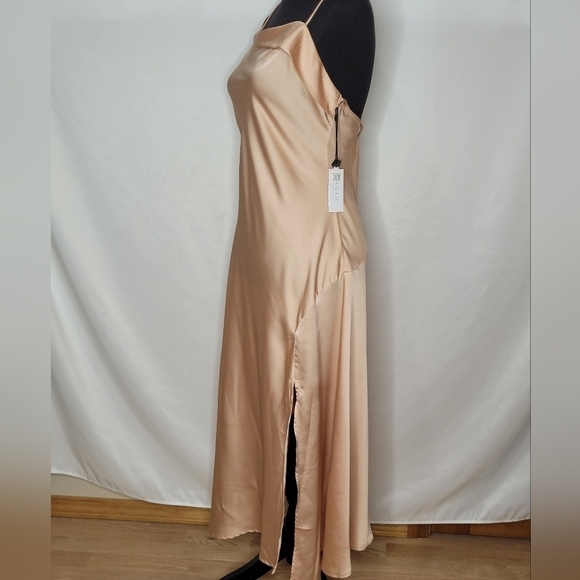 ASTR The Label Gaia Satin Slip Dress - Size M - Picture 4 of 7